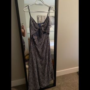 The latest scoop midi cutout dress. Size L but fits like M.